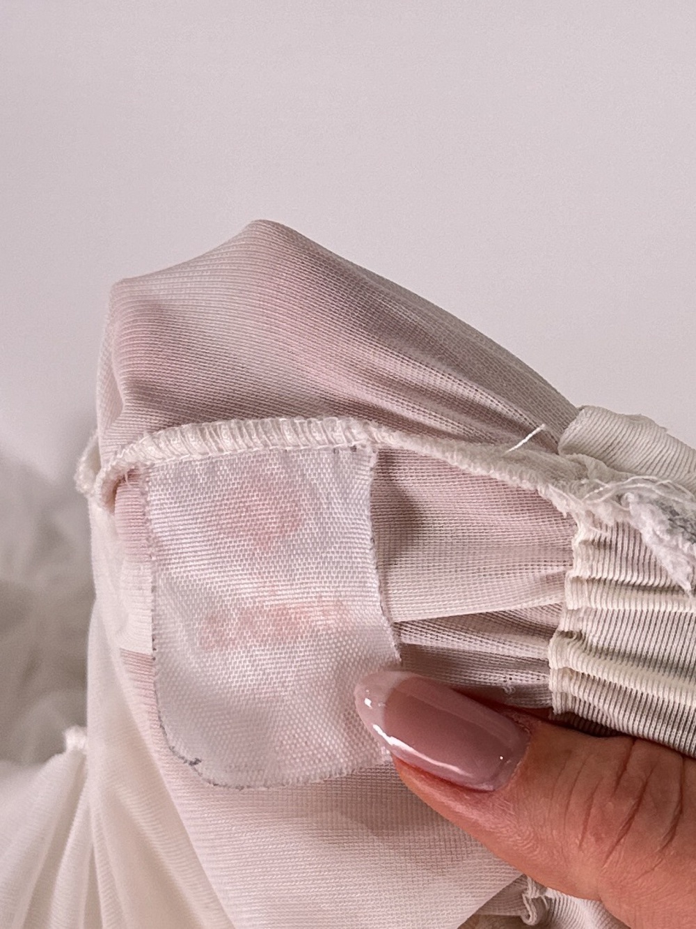 Sam's Vintage Ruffled Crinoline Petticoat Skirt Nylon Tulle White Vintage Medium - Picture 8 of 11